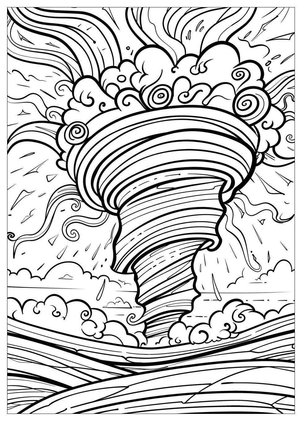 Tornado Coloring Pages-2