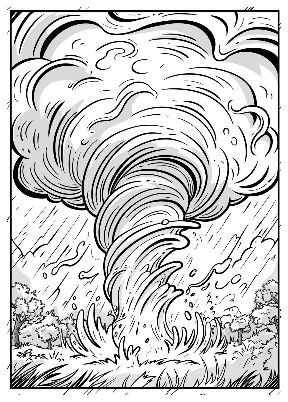 Tornado Coloring Pages-7