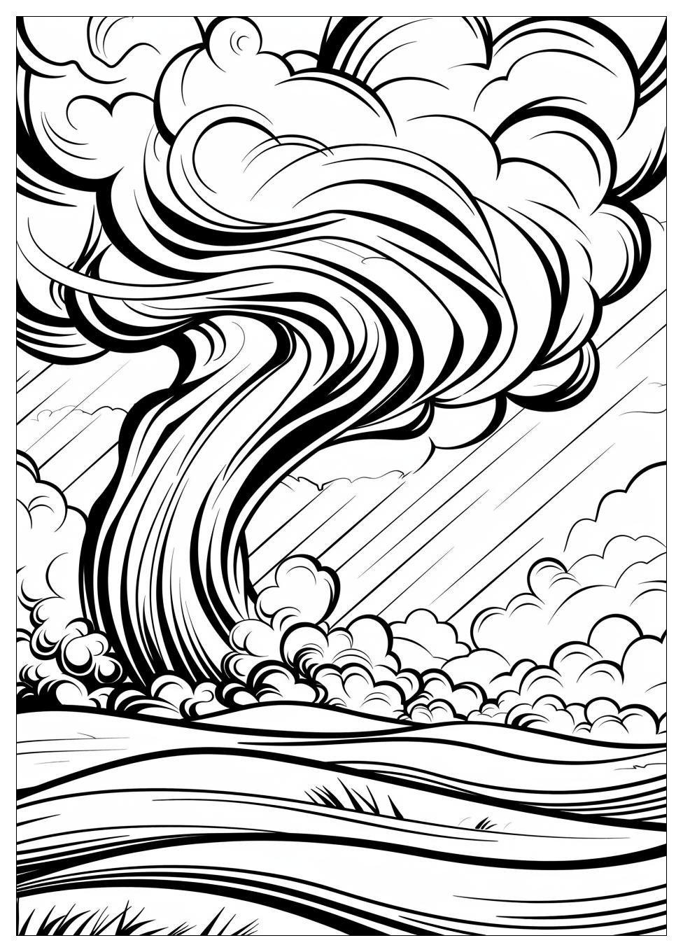 Tornado Coloring Pages-8