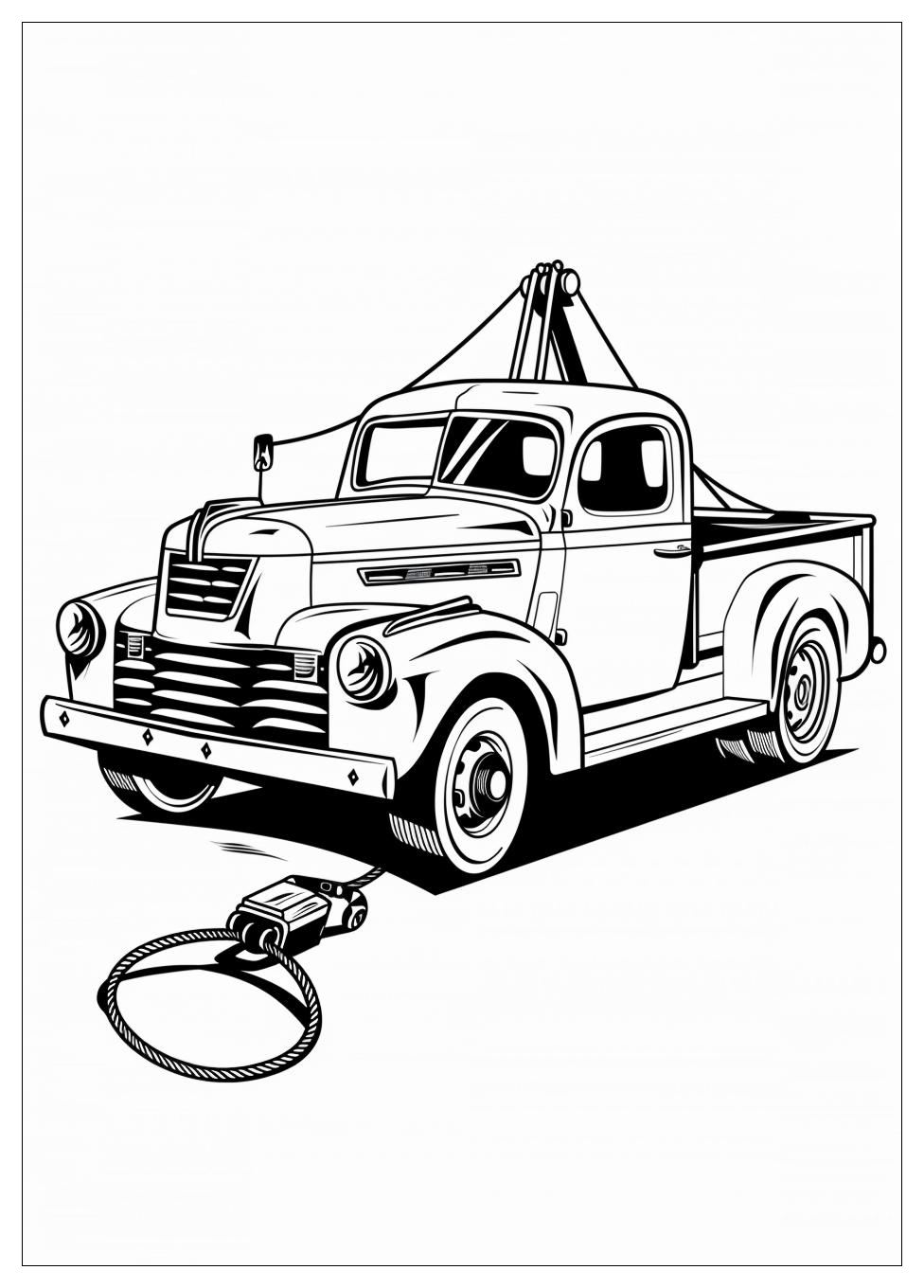 Tow Truck Coloring Pages-11