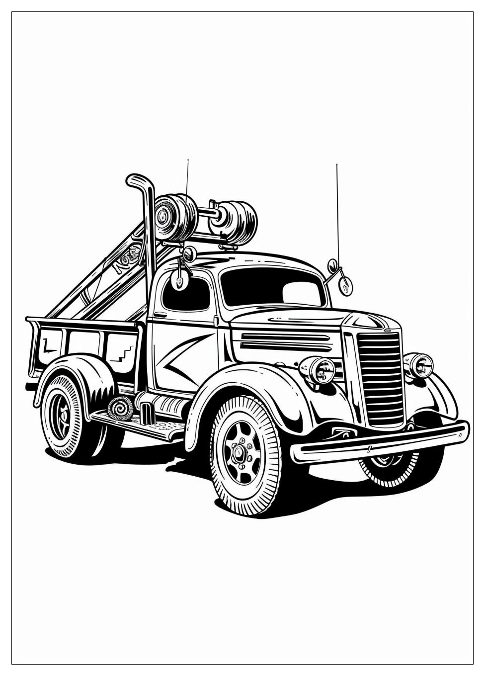 Tow Truck Coloring Pages-12