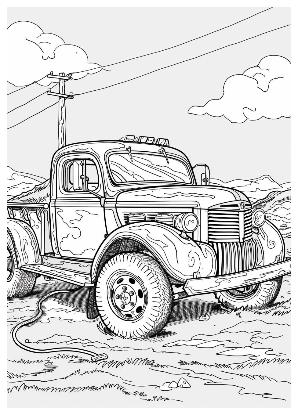 Tow Truck Coloring Pages-14