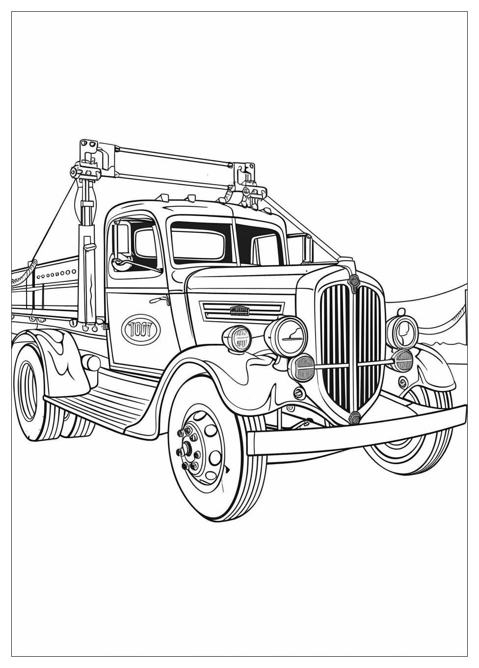 Tow Truck Coloring Pages-15