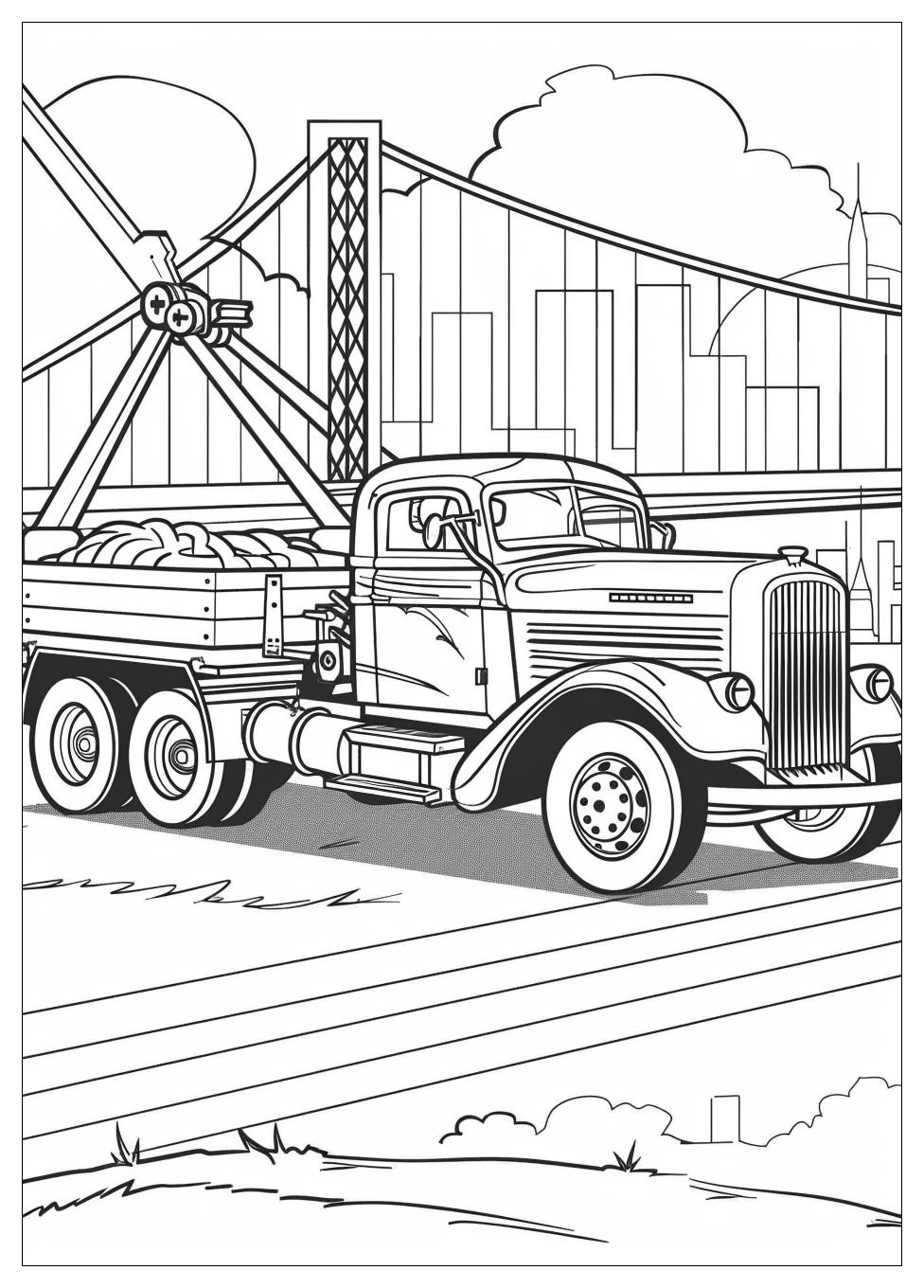 Tow Truck Coloring Pages-17