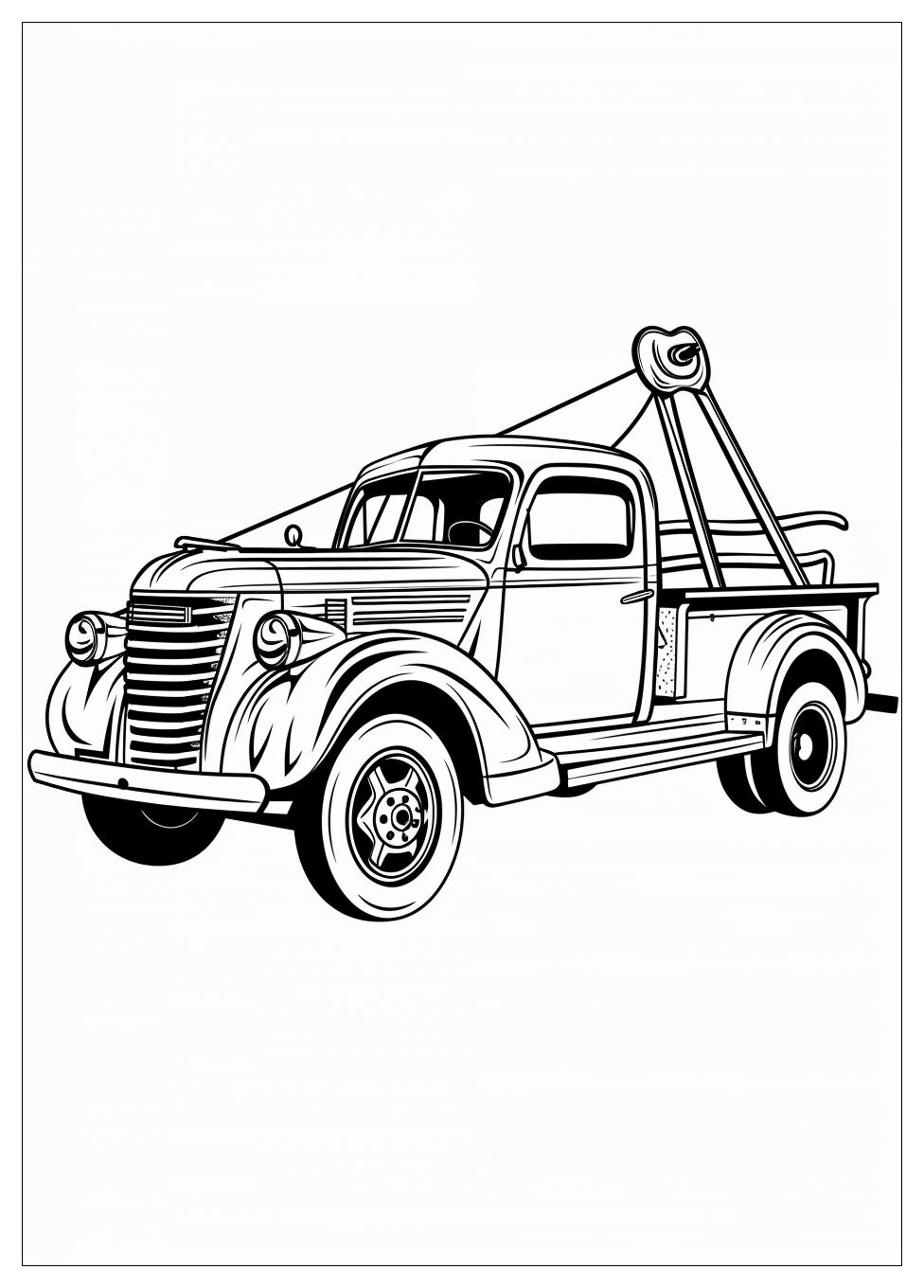 Tow Truck Coloring Pages-19