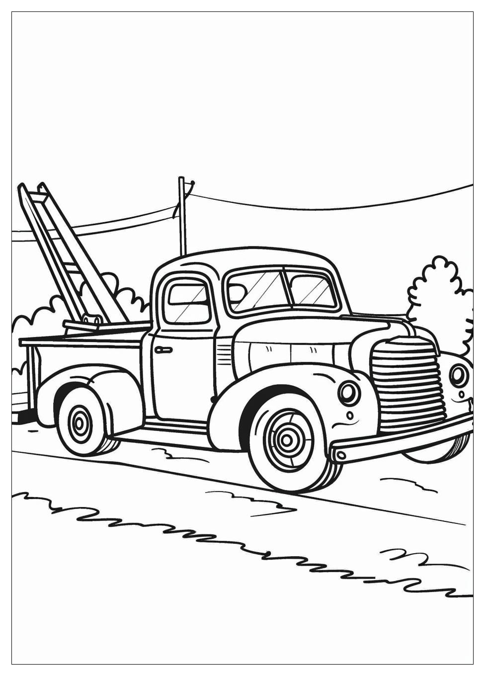 Tow Truck Coloring Pages-2