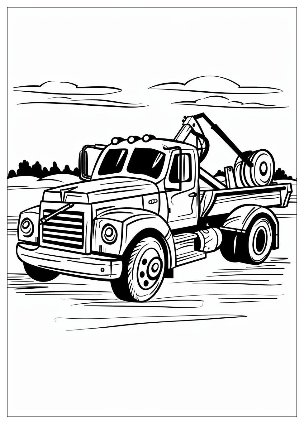 Tow Truck Coloring Pages-3