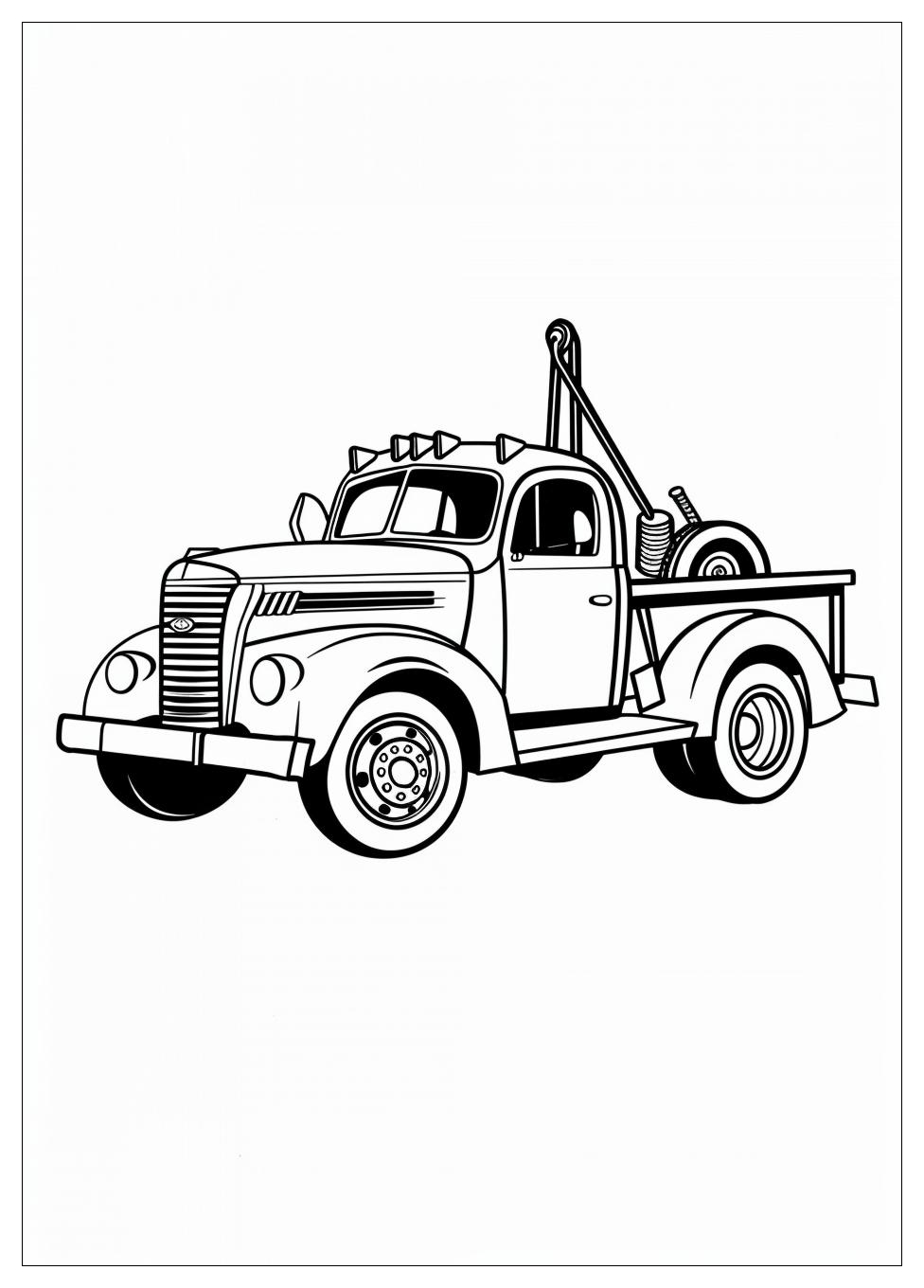 Tow Truck Coloring Pages-4