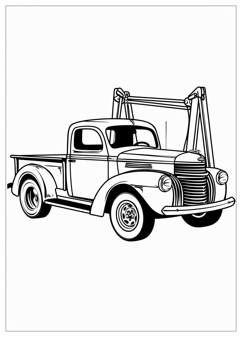 Tow Truck Coloring Pages-5