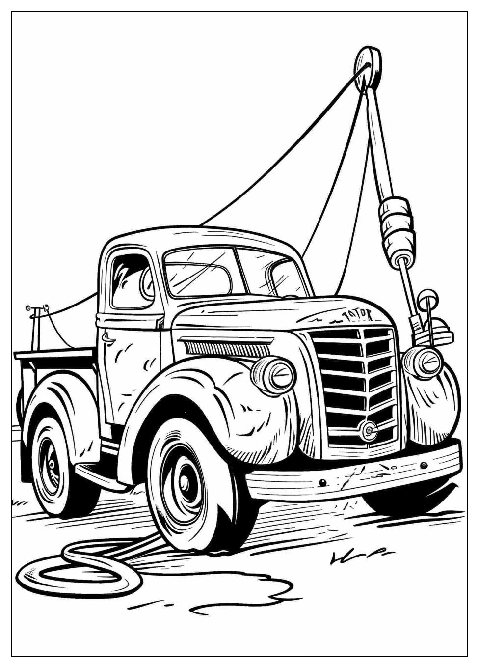 Tow Truck Coloring Pages-6