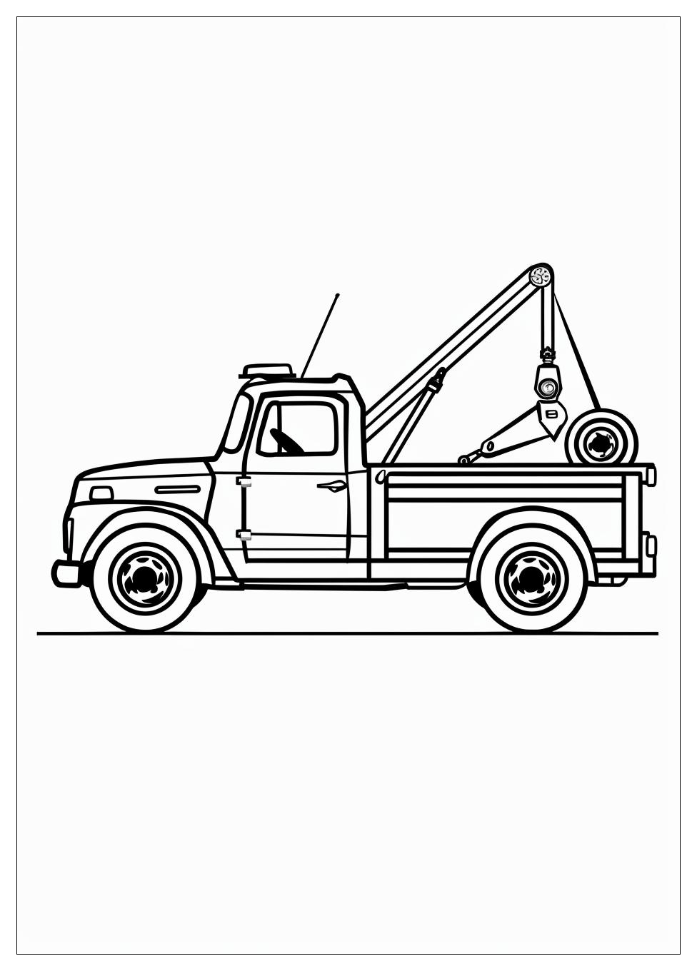 Tow Truck Coloring Pages-8