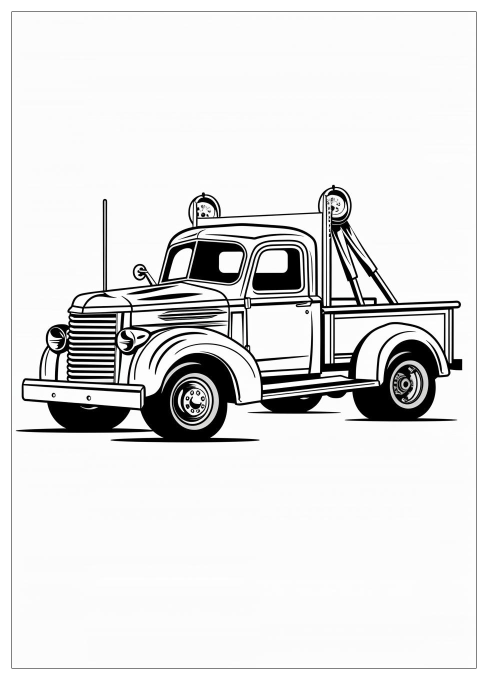 Tow Truck Coloring Pages-9