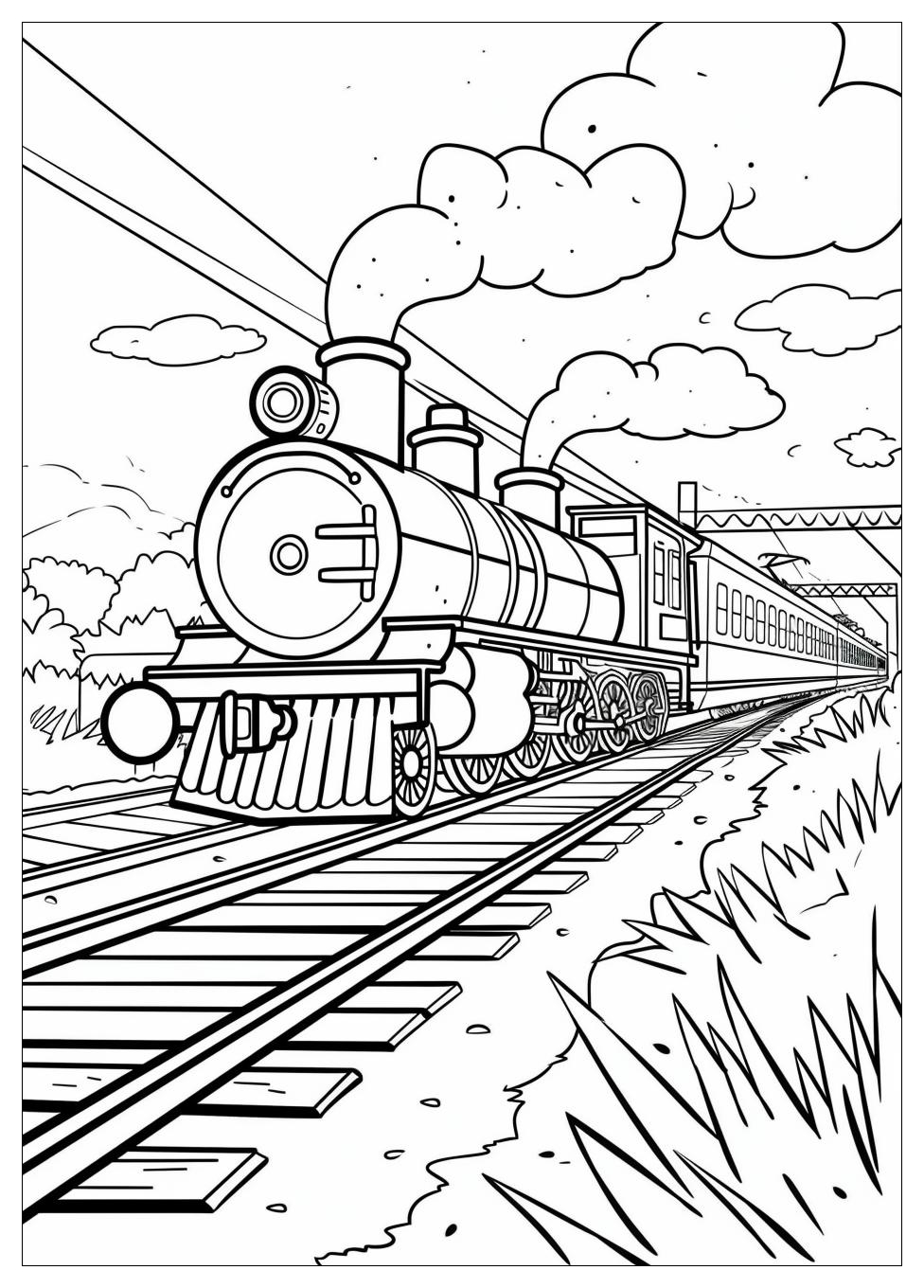 Train Coloring Pages-10