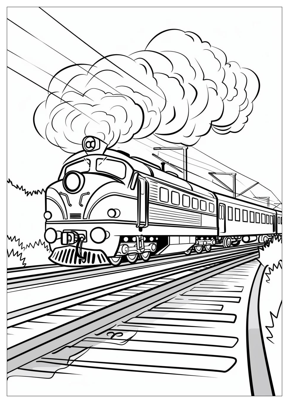 Train Coloring Pages-12