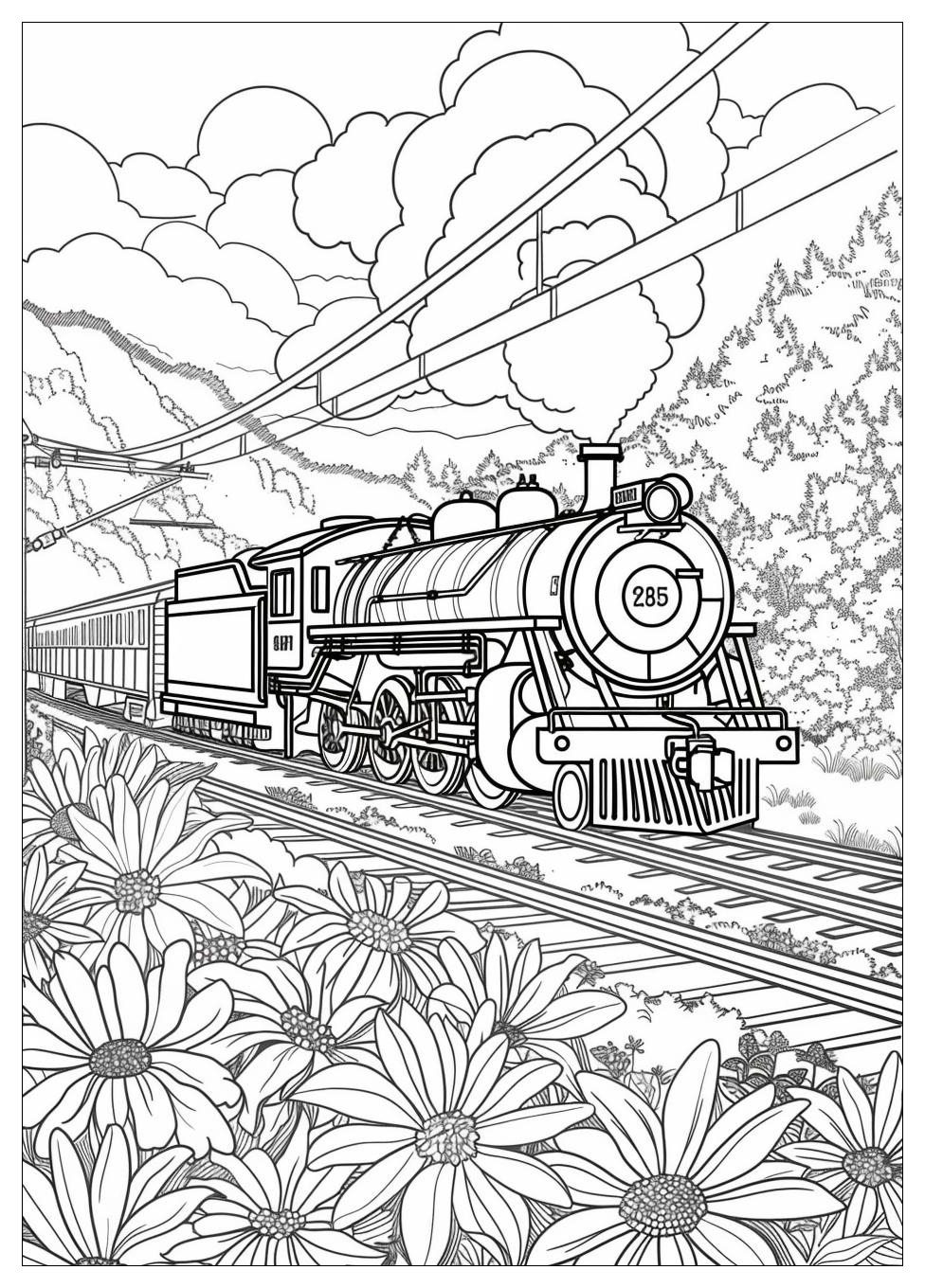 Train Coloring Pages-15