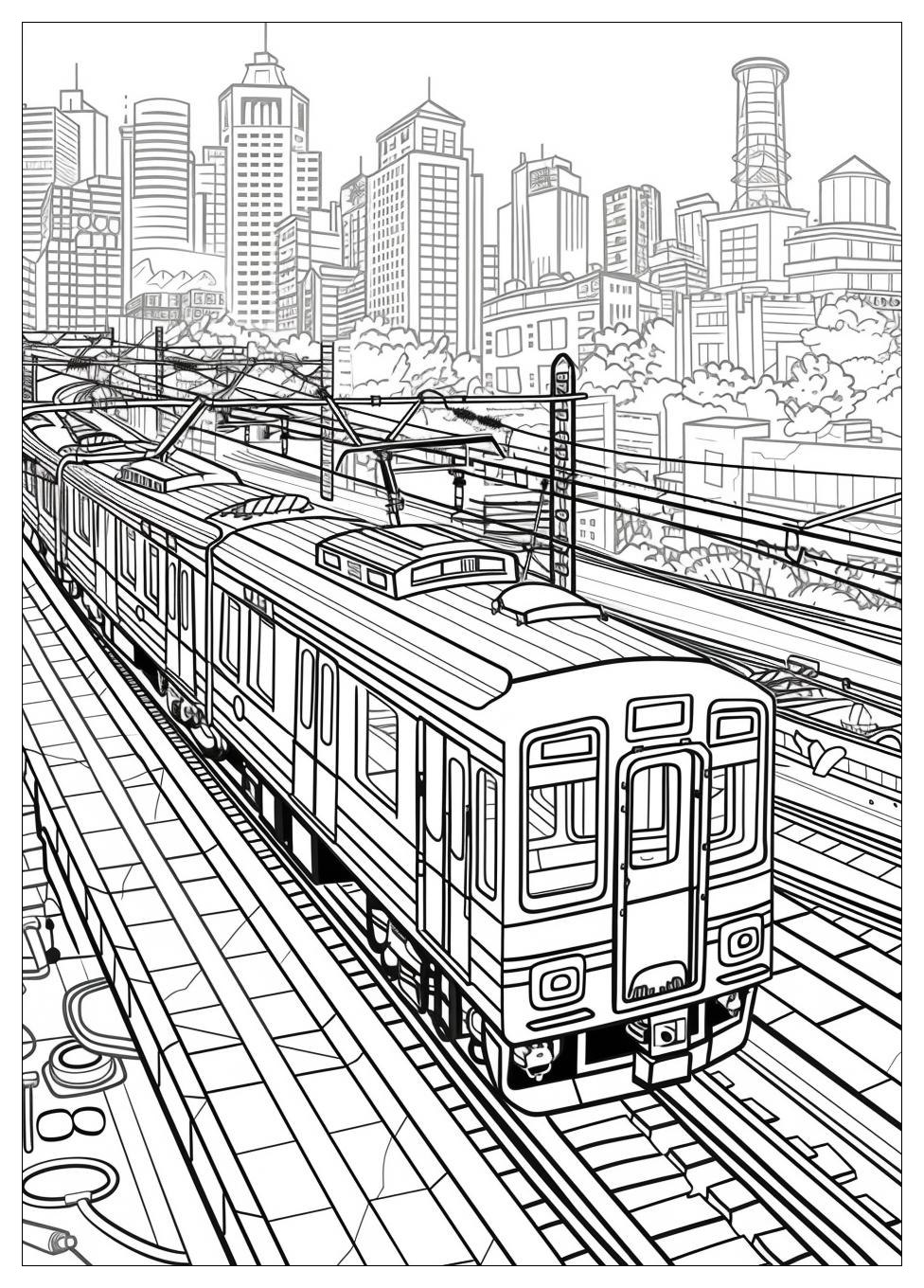 Train Coloring Pages-16