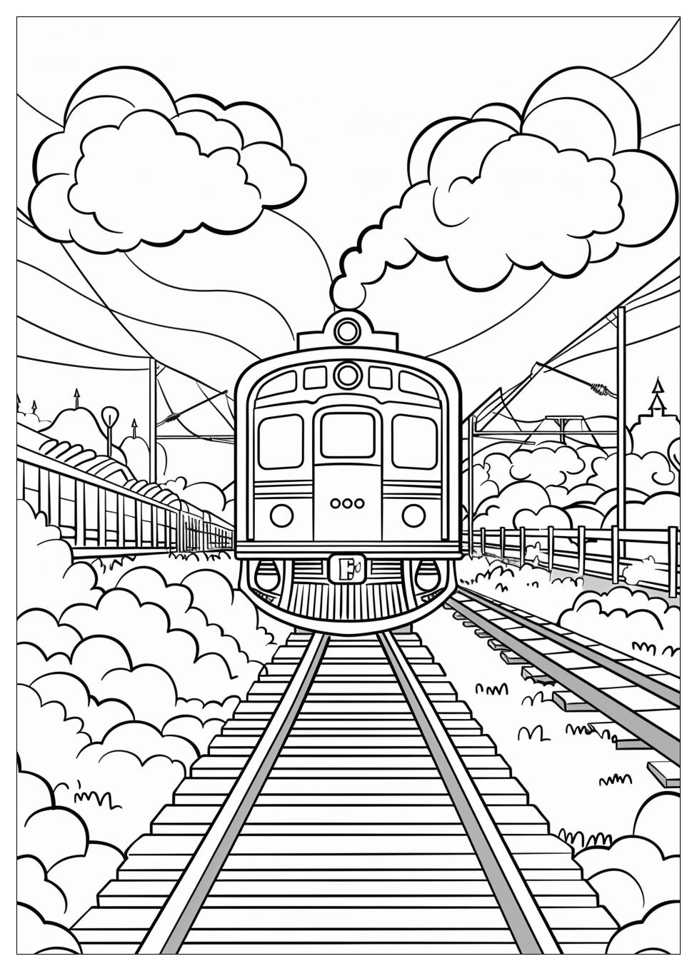 Train Coloring Pages-17