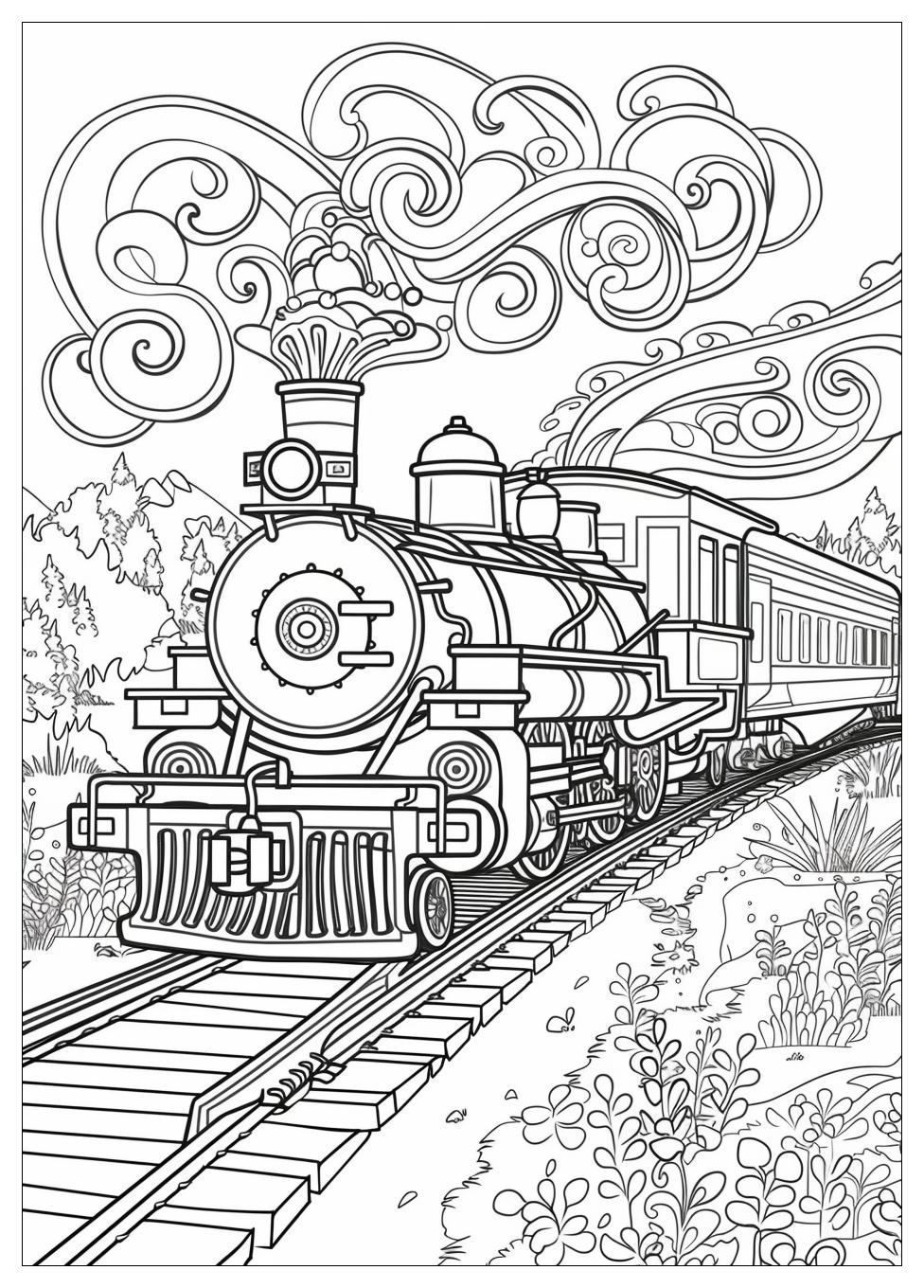 Train Coloring Pages-20