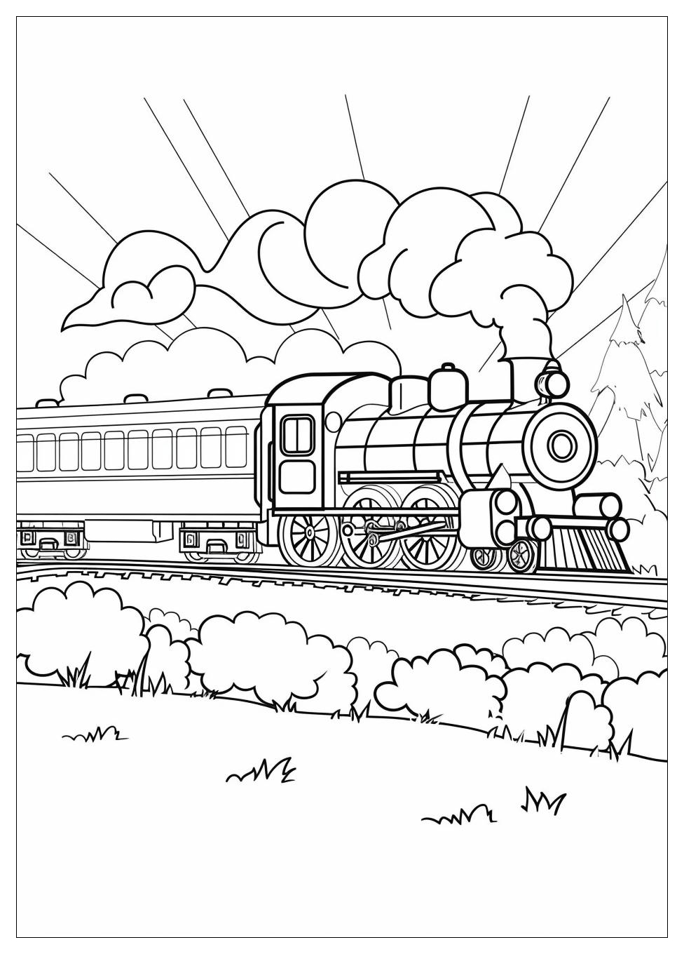 Train Coloring Pages-3