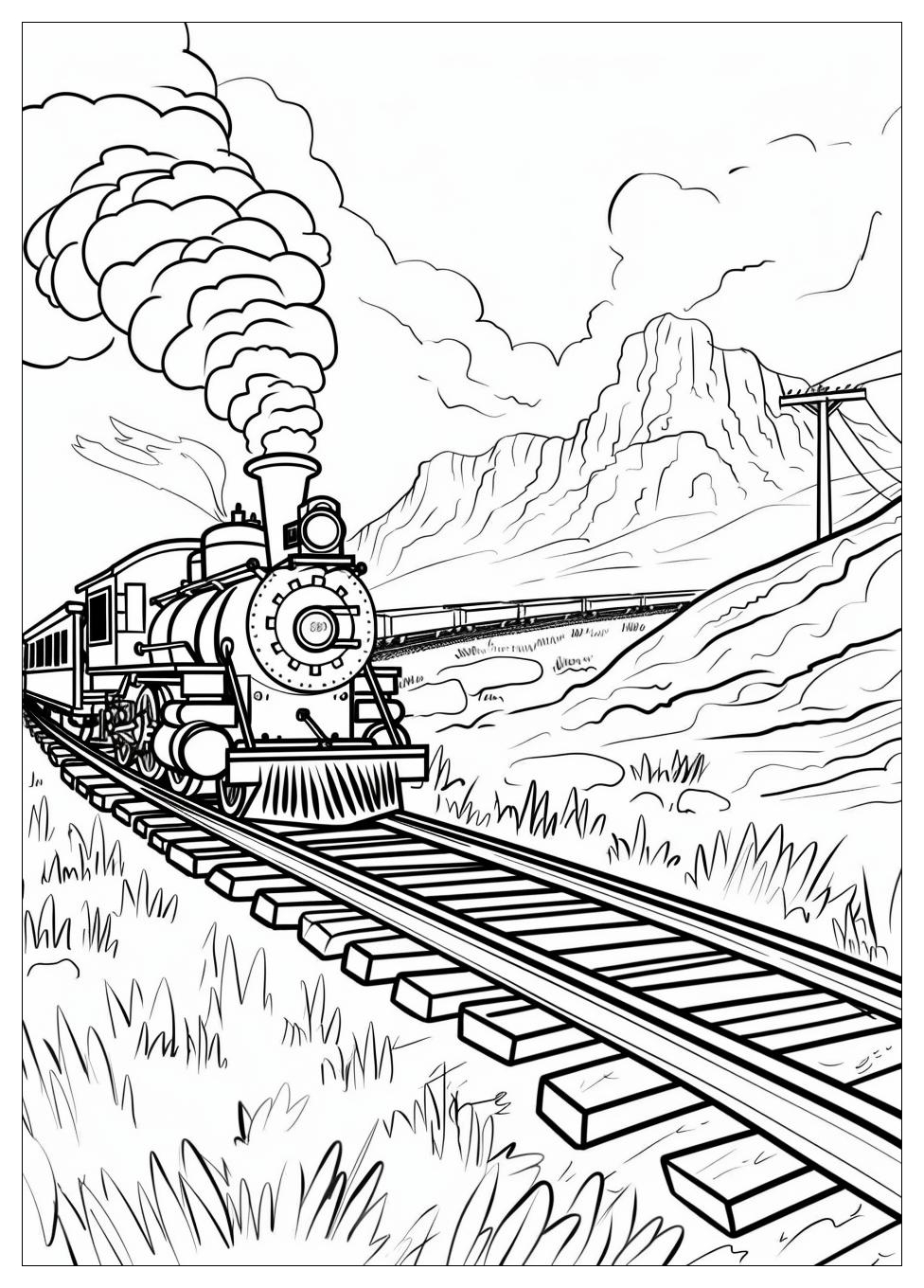 Train Coloring Pages-4