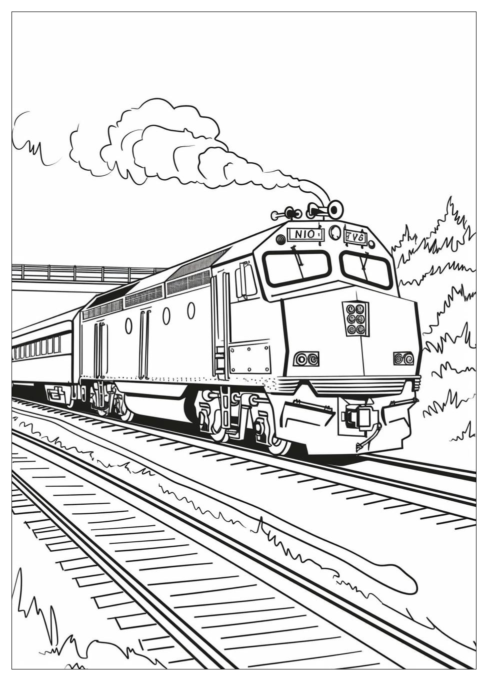 Train Coloring Pages-5