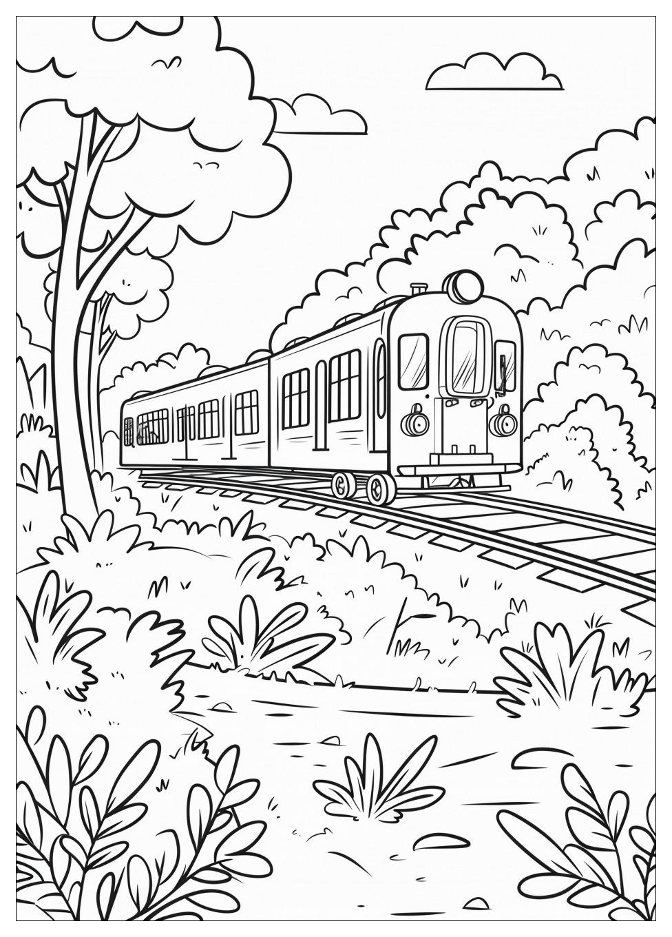 Train Coloring Pages-7