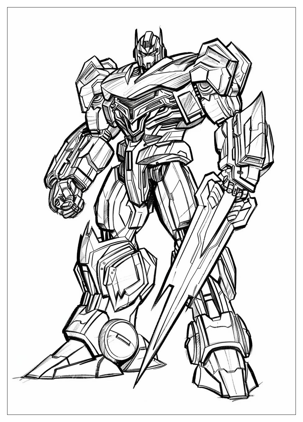 Transformers Coloring Pages-14