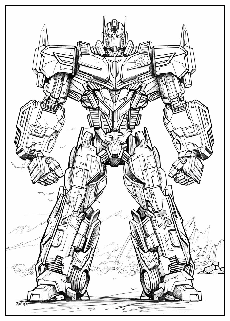 Transformers Coloring Pages-8