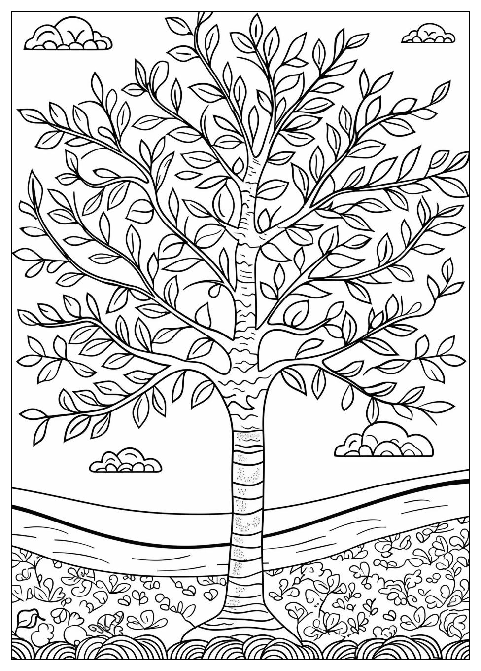 Tree Coloring Pages-10