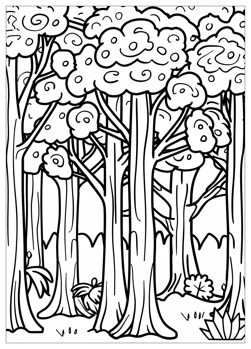 Tree Coloring Pages-12