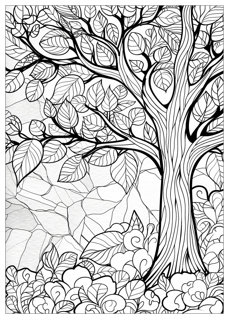 Tree Coloring Pages-15