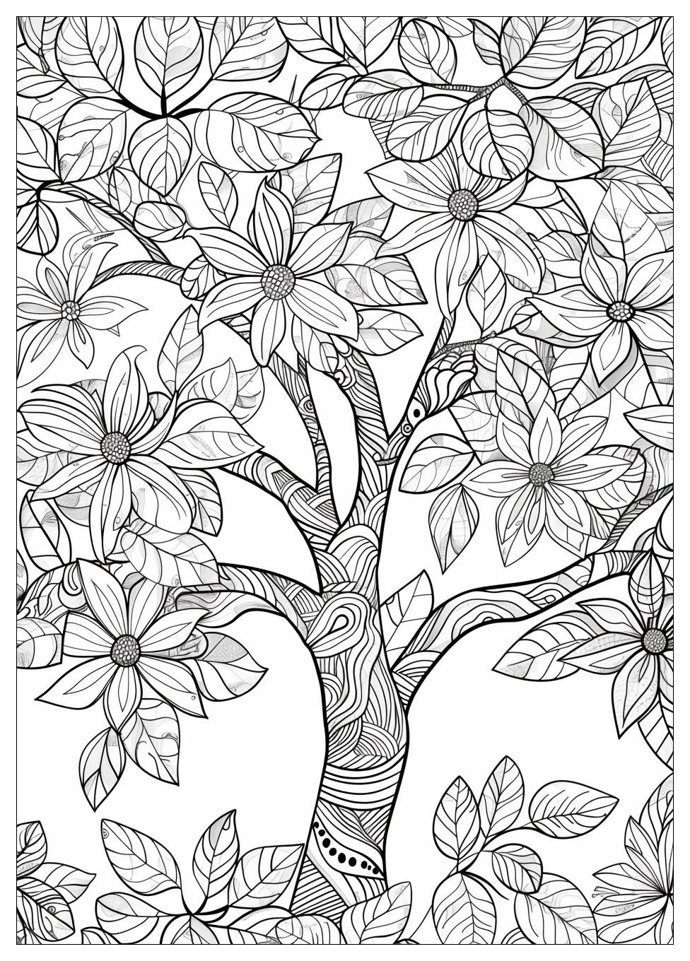 Tree Coloring Pages-18