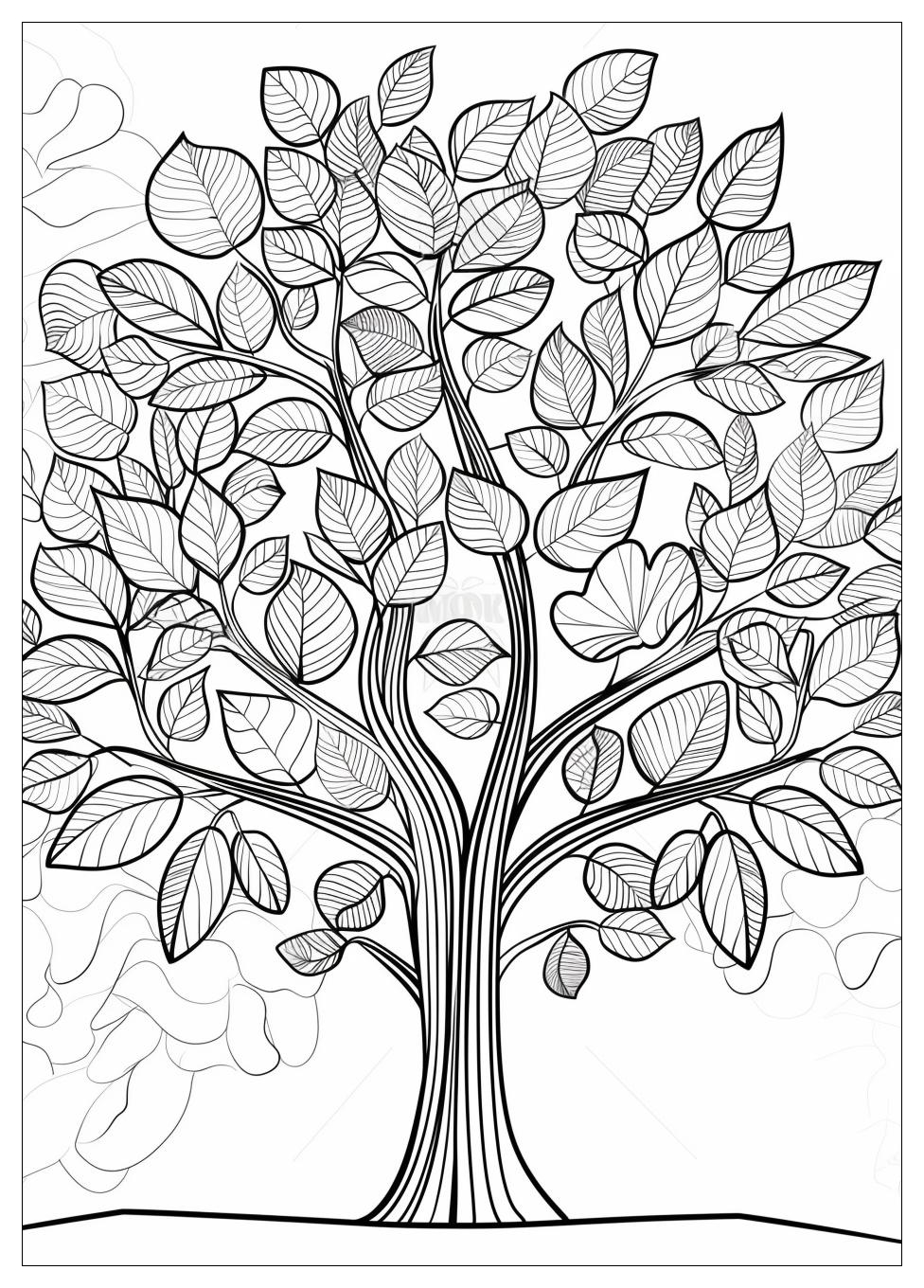 Tree Coloring Pages-2