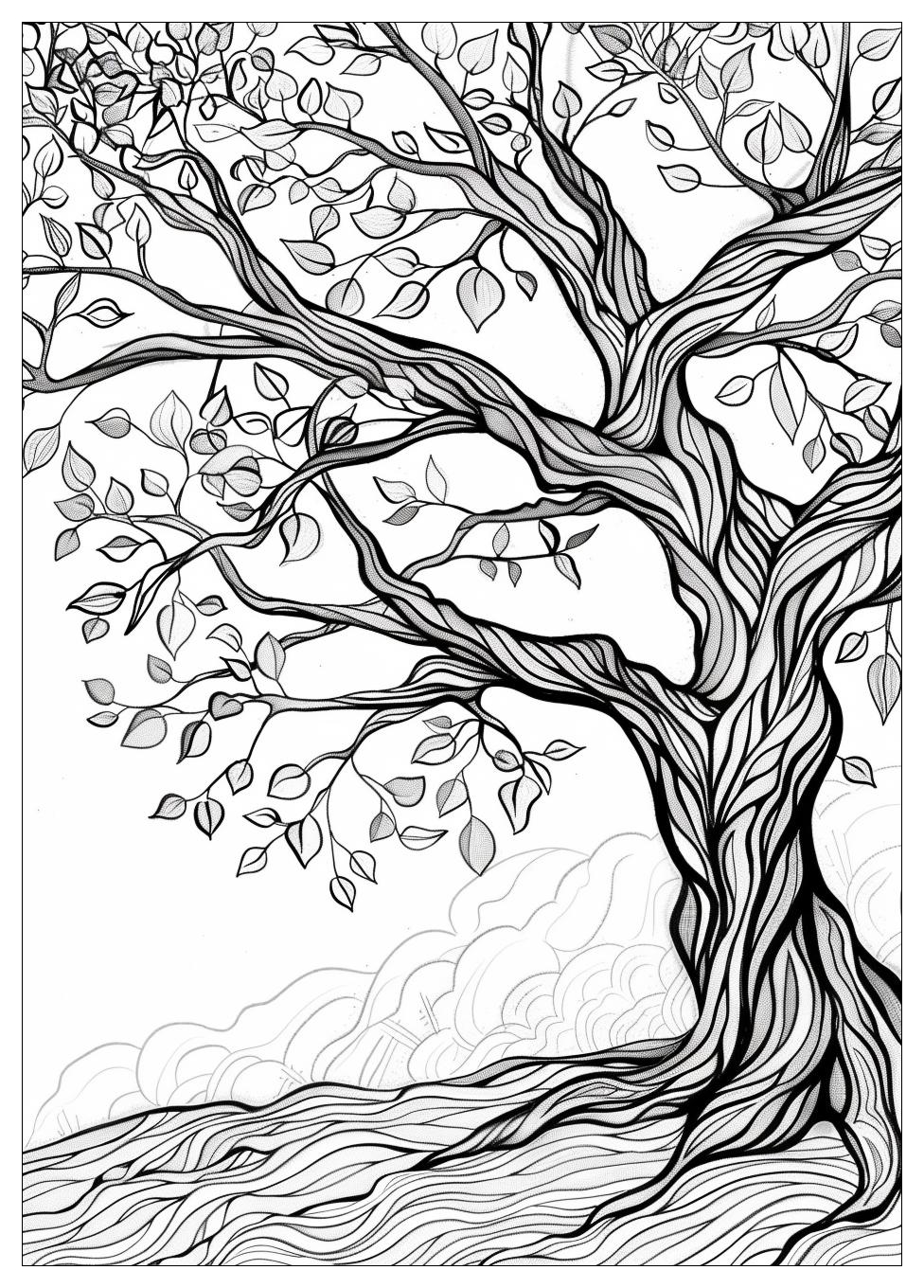 Tree Coloring Pages-20