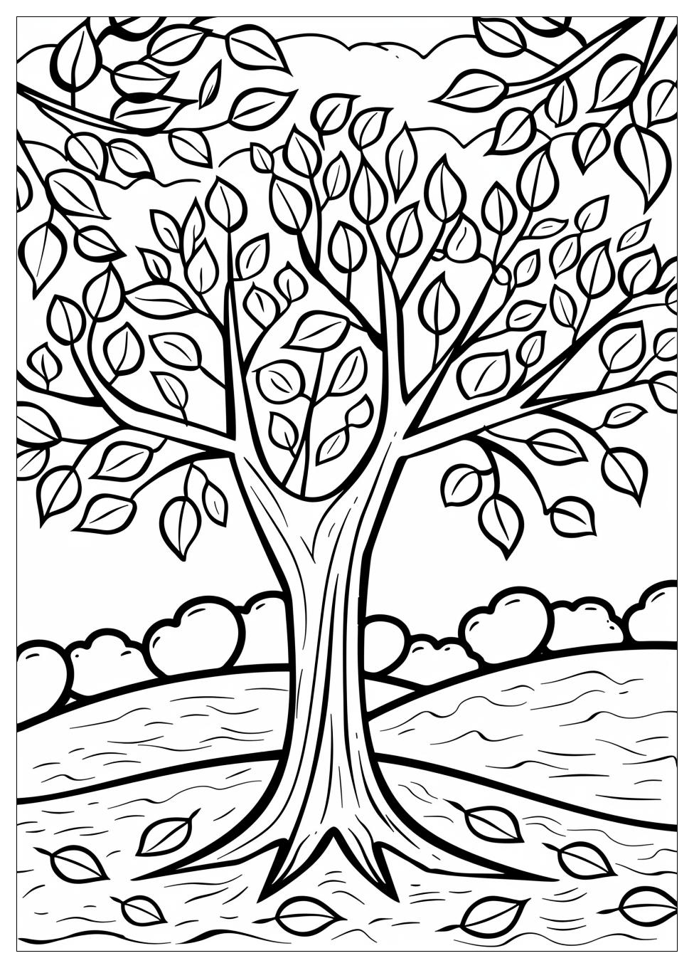 Tree Coloring Pages-3