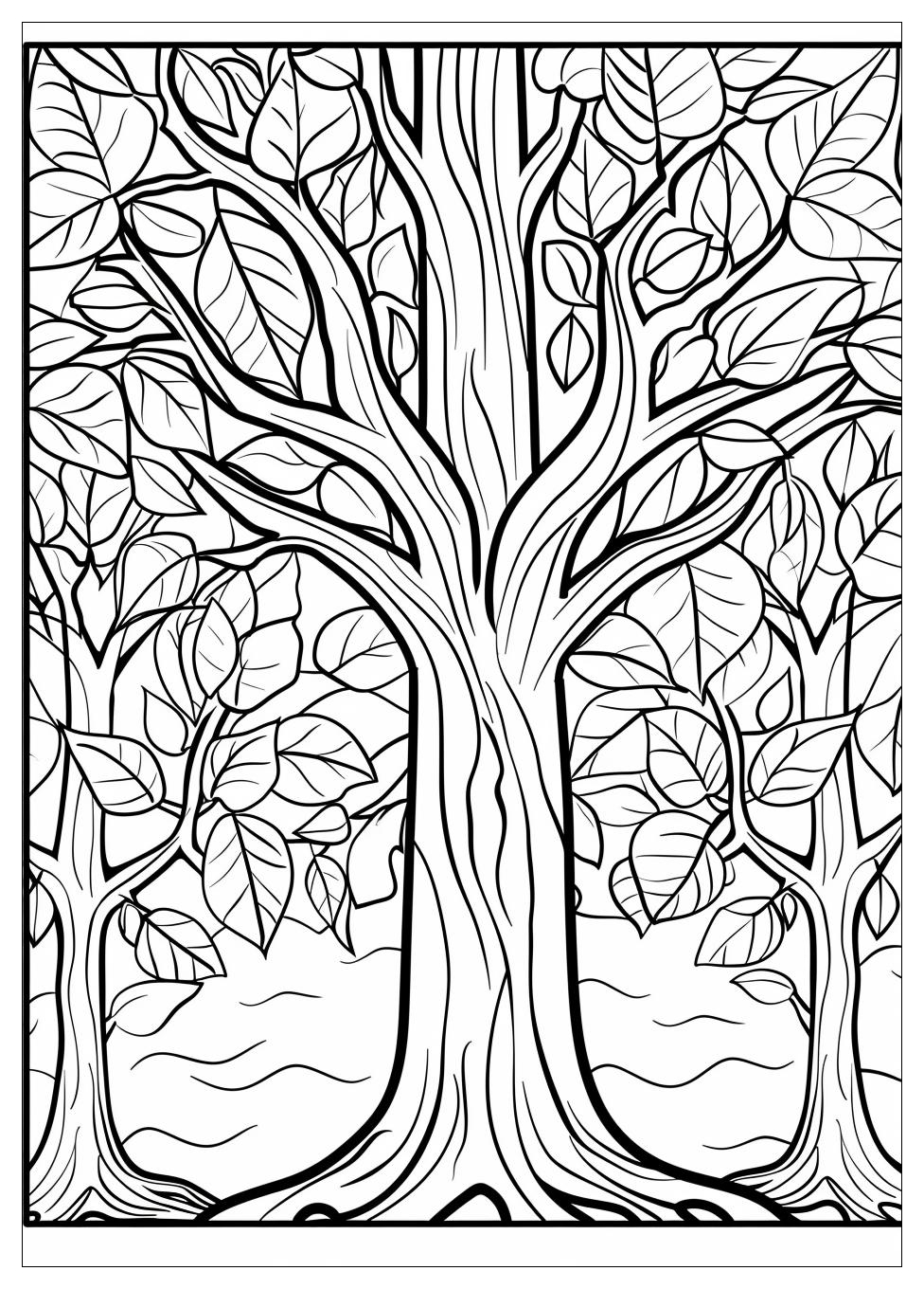 Tree Coloring Pages-6