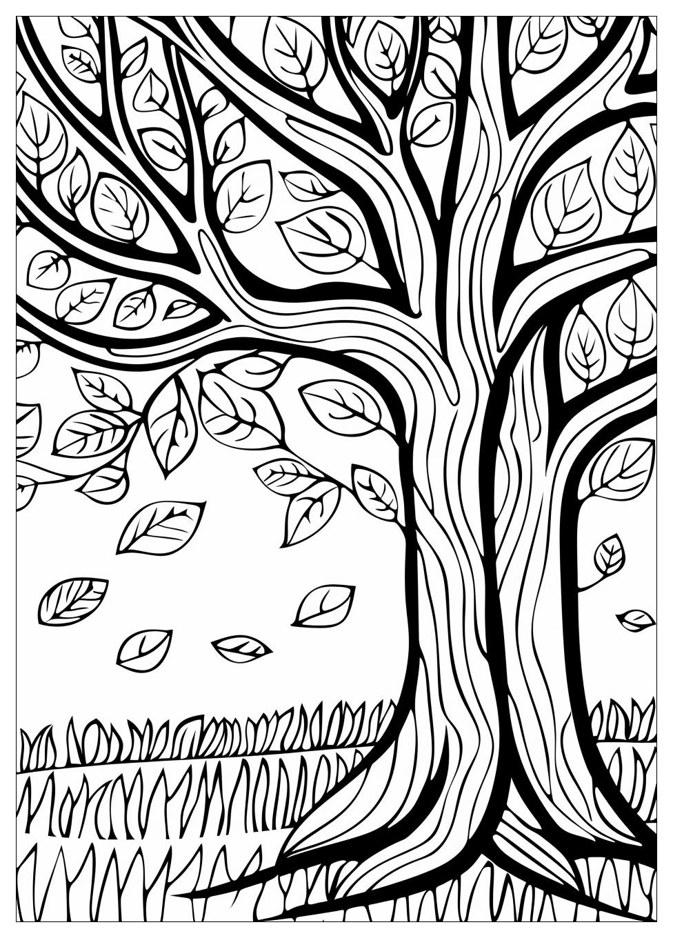 Tree Coloring Pages-8