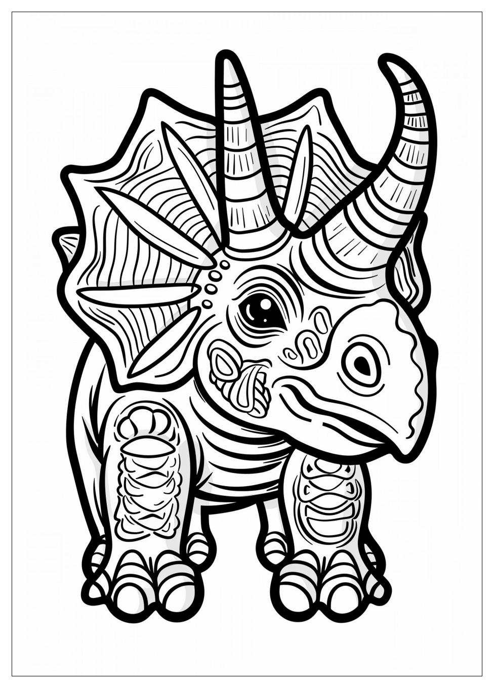 Triceratops Coloring Pages-6