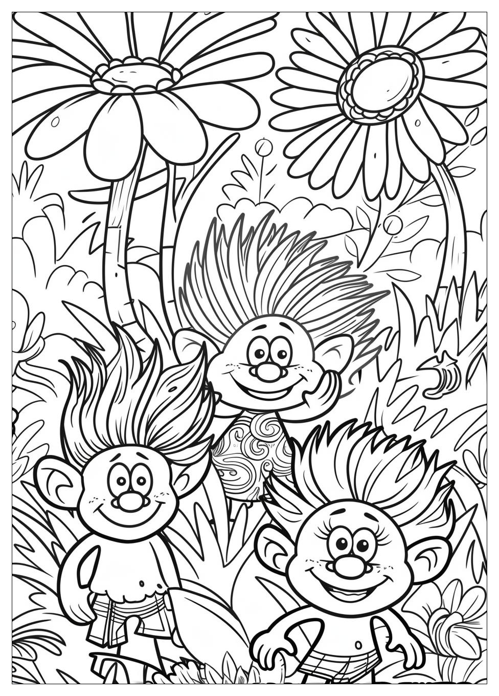 Trolls Coloring Pages-1