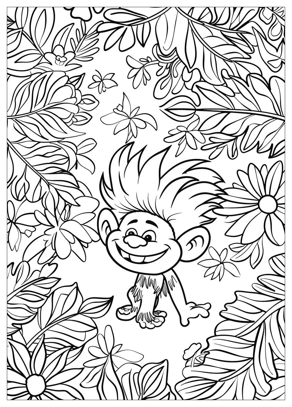 Trolls Coloring Pages-10