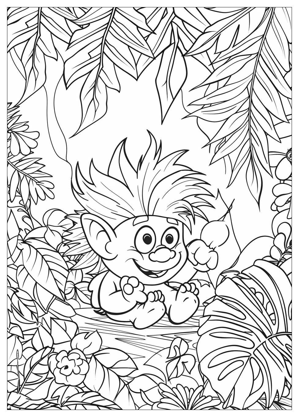 Trolls Coloring Pages-12