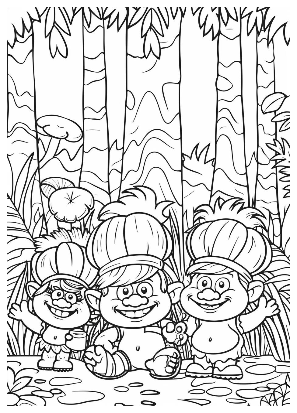 Trolls Coloring Pages-13