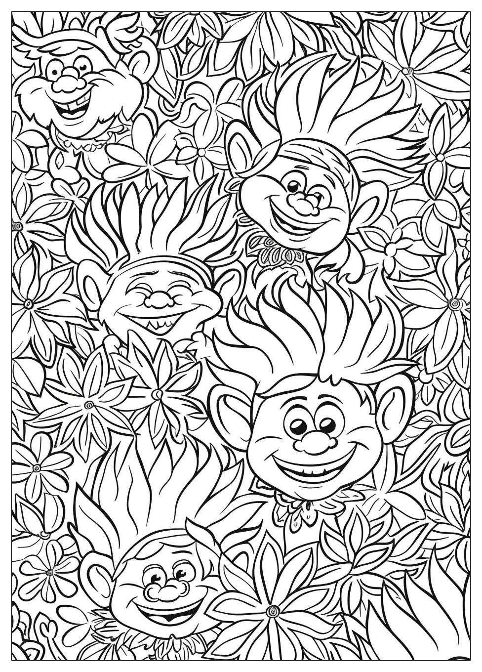 Trolls Coloring Pages-16