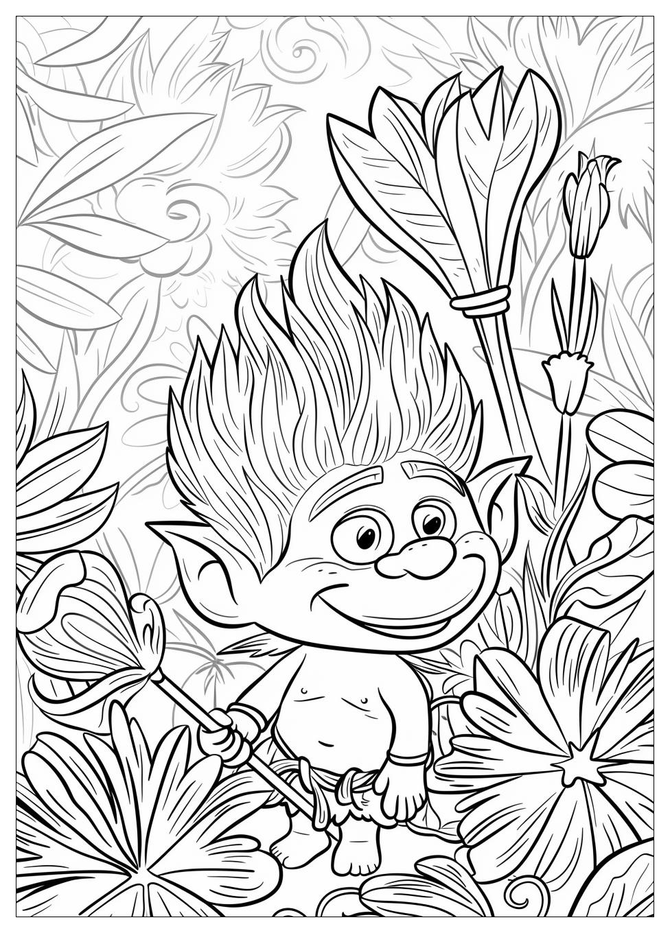 Trolls Coloring Pages-18