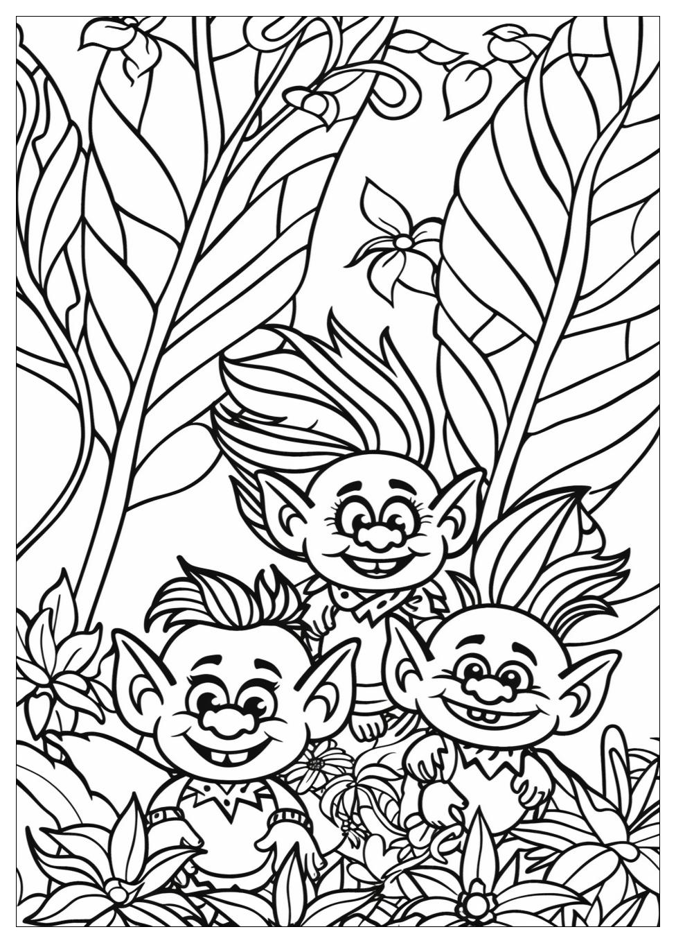 Trolls Coloring Pages-2