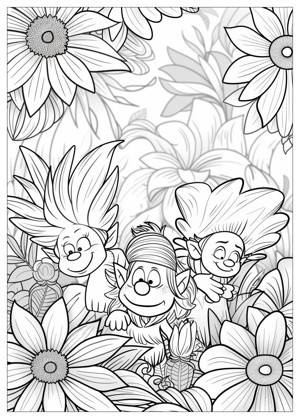 Trolls Coloring Pages-5