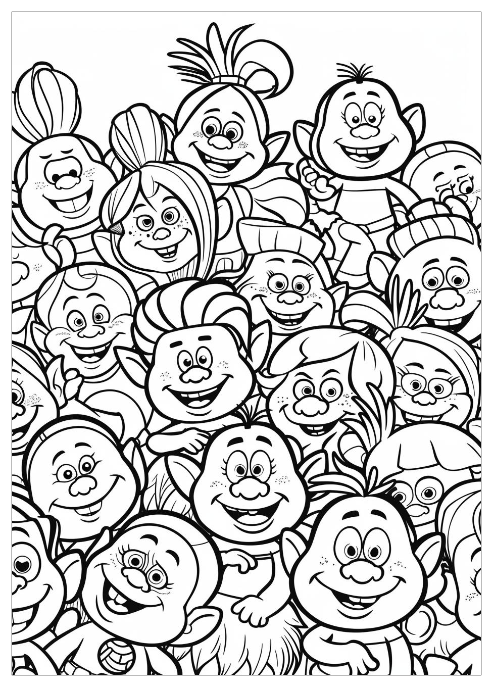 Trolls Coloring Pages-6