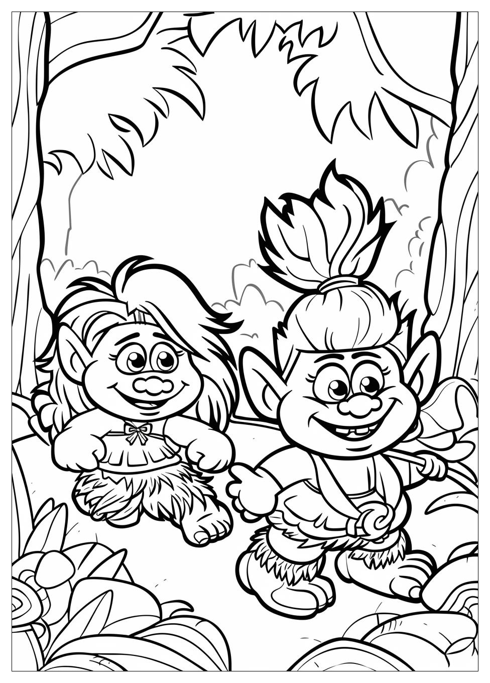 Trolls Coloring Pages-9