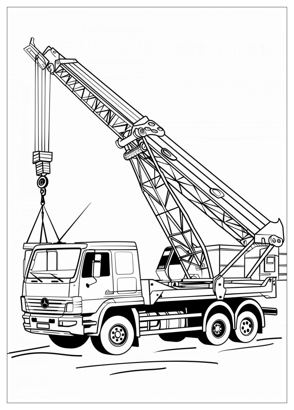 Truck Crane Coloring Pages-1