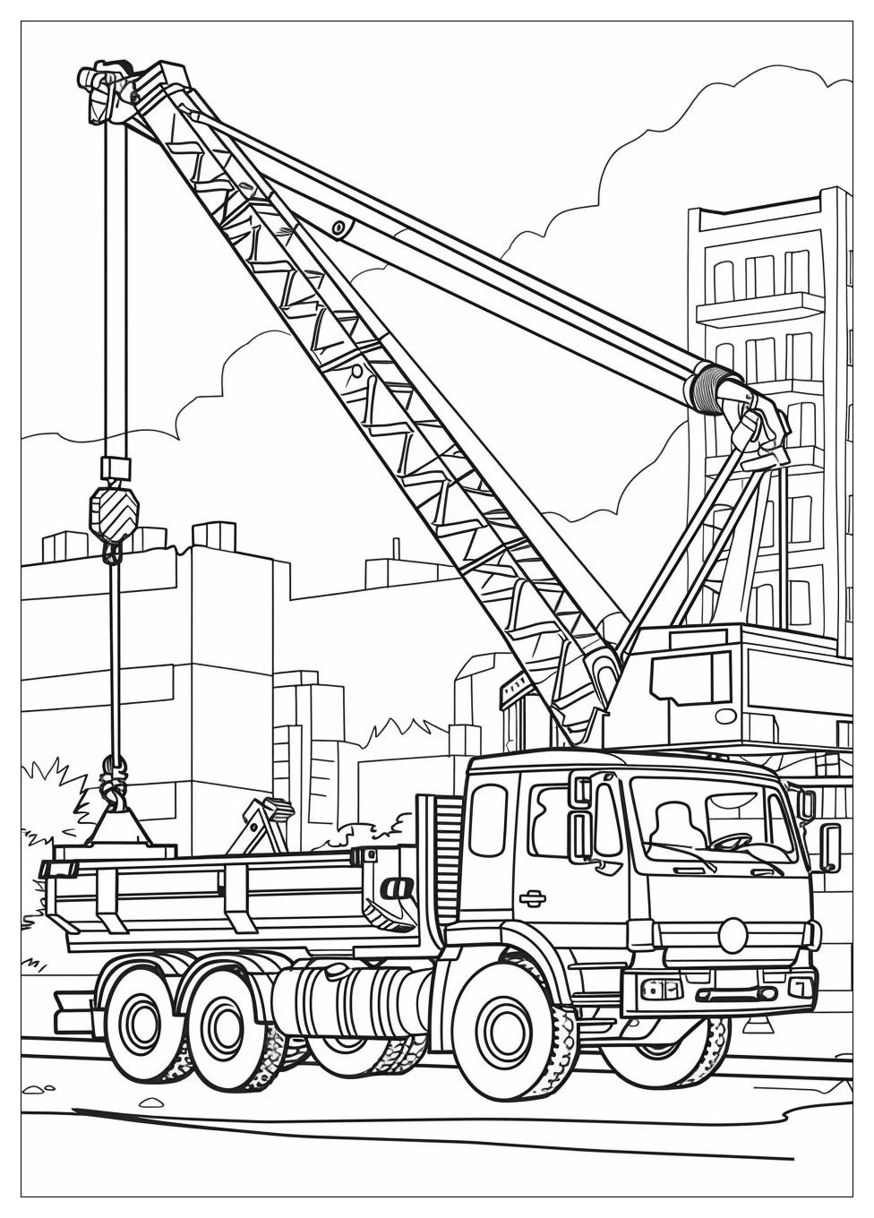 Truck Crane Coloring Pages-15